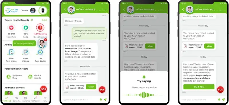 AI-powered healthcare virtual assistant